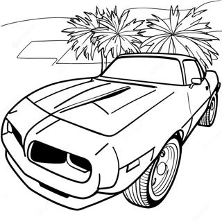 Pontiac Firebird Páginas Para Colorear