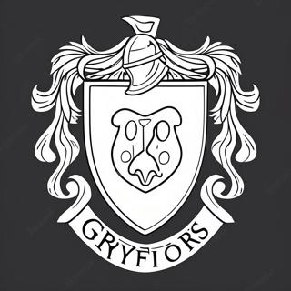 Pagina Para Colorear Del Escudo De La Casa Gryffindor 49455-41050