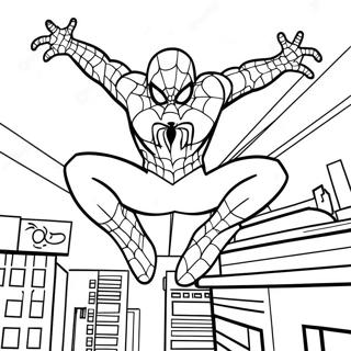 Pagina Para Colorear De Spider Man De Among Us En Accion Colorido 49515-41112