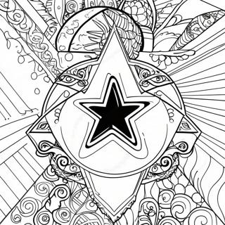 Pagina Para Colorear Del Logo De Los Dallas Cowboys 4952-3970