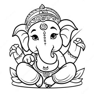 Pagina Para Colorear De Ganesha 49814-41548