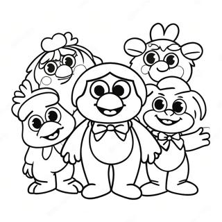 Bebés Muppet Páginas Para Colorear