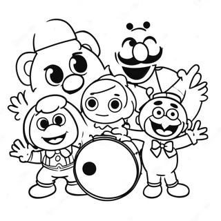 Pagina Para Colorear De Muppet Babies 4982-3994