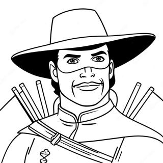 Zorro Páginas Para Colorear