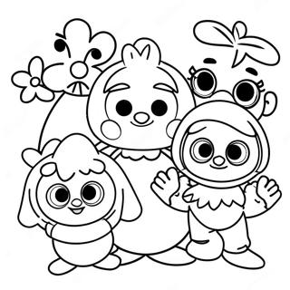 Pagina Para Colorear De Muppet Babies Aventureros 4983-4000