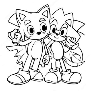 Pagina Para Colorear De Amigos De Sonic 49874-41598