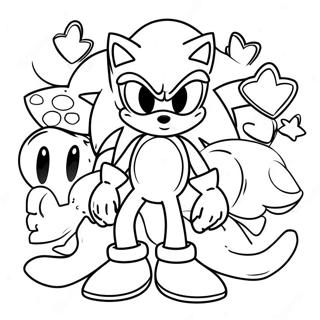 Pagina Para Colorear De Amigos De Sonic 49874-41599