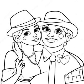 Pagina Para Colorear De Parejas Atrevidas Y Juguetonas 49885-41611