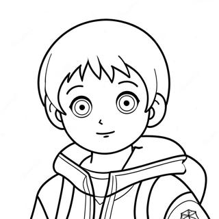 Pagina Para Colorear De Un Chico Anime Lindo Y Aventurero 49895-41621