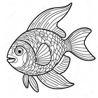 Pagina Para Colorear De Peces Resbaladizos Coloridos 50014-41710