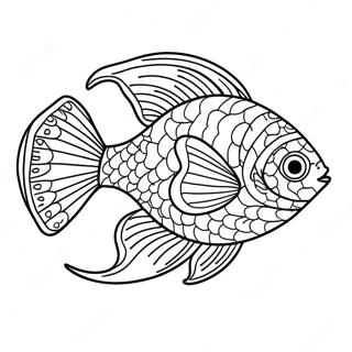 Pagina Para Colorear De Peces Resbaladizos Coloridos 50014-41712