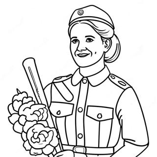 Pagina Para Colorear De Juliette Gordon Low Con Las Girl Scouts 50035-41732