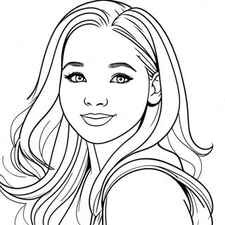 Pagina Para Colorear De Dove Cameron 50054-41738