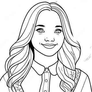 Pagina Para Colorear De Dove Cameron 50054-41740