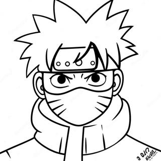 Pagina Para Colorear De Kakashi Hatake Con Sharingan 50105-41787