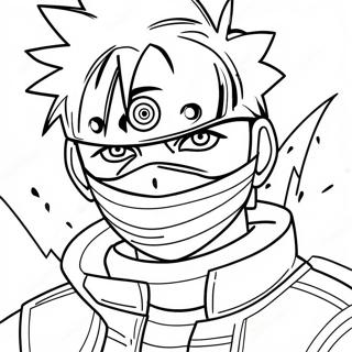 Pagina Para Colorear De Kakashi Hatake Con Sharingan 50105-41788