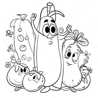 Pagina Para Colorear De Veggietales 5012-4019