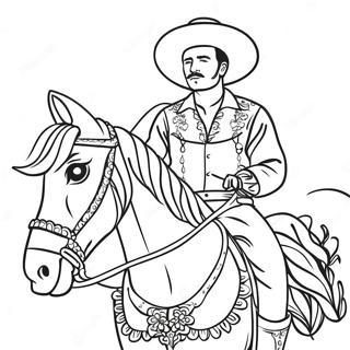 Pagina Para Colorear Del Desfile De Los Dias Charro 50155-41831