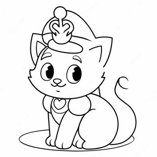 Pagina Para Colorear Del Gato Princesa Peach Aventurero 50175-41856