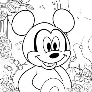 Mickey Páginas Para Colorear