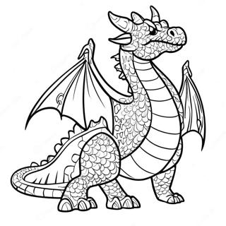 Pagina Para Colorear Dragon Dificil 50304-41938