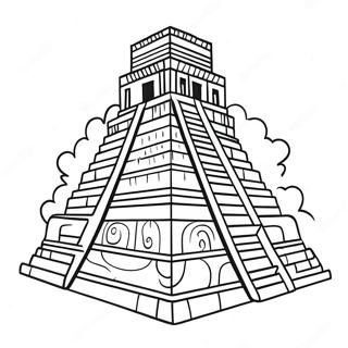 Pagina Para Colorear De Un Antiguo Templo Inca 50405-42029