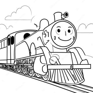 Percy El Tren Páginas Para Colorear