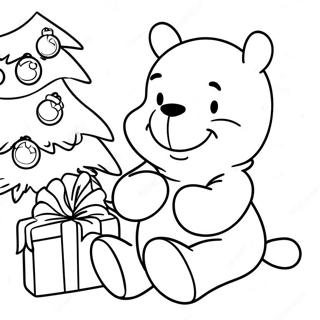 Pagina Para Colorear De Winnie The Pooh Navideno 50654-42214