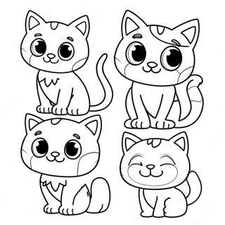 Pagina Para Colorear De Gatitos Aventureros 50665-42228