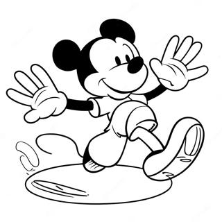 Pagina Para Colorear De Mickey Mouse Jugando Al Futbol 50705-42270