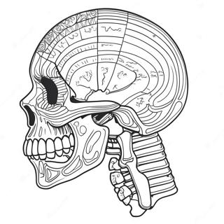 Pagina Para Colorear De Anatomia Esqueletica Detallada 50765-42295