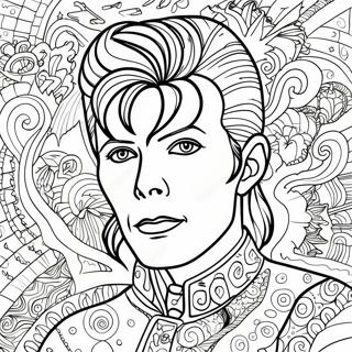 David Bowie Páginas Para Colorear