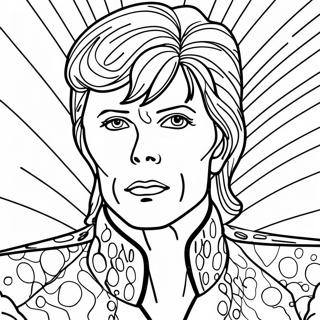 Pagina Para Colorear De David Bowie En El Traje De Ziggy Stardust 50795-42319