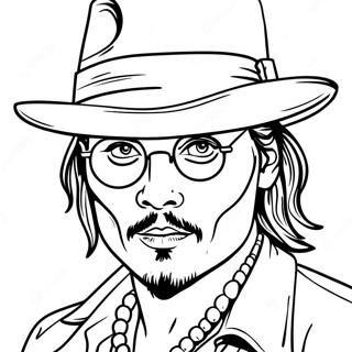 Pagina Para Colorear De Johnny Depp 50954-42438