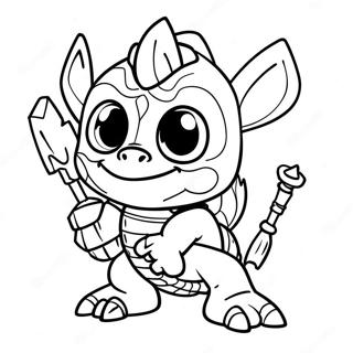 Pagina Para Colorear De Skylander 51024-42507