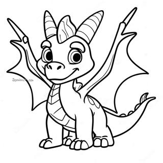 Pagina Para Colorear De Spyro El Dragon Skylander 51025-42509