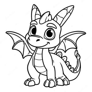 Pagina Para Colorear De Spyro El Dragon Skylander 51025-42511