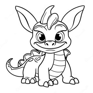 Pagina Para Colorear De Spyro El Dragon Skylander 51025-42512