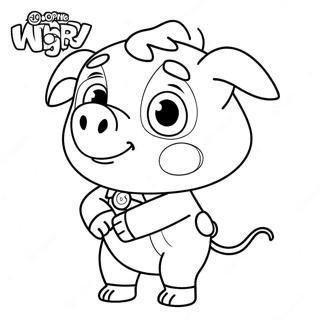 Pagina Para Colorear De Alpha Pig Super Why 51074-42551