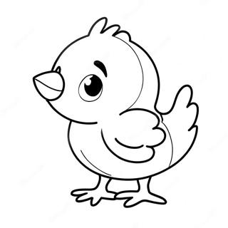 Pagina Para Colorear De Pollito De Pascua 51104-42572