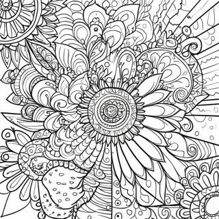 Pagina Para Colorear De Patrones De Mandala Serenos 5113-4104