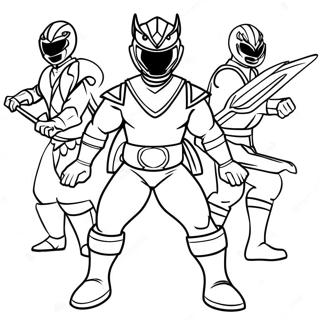 Pagina Para Colorear De Power Rangers Samurai 51214-42661