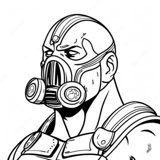 Bane Páginas Para Colorear