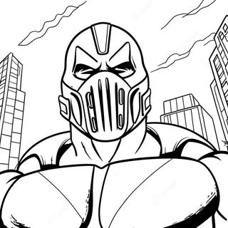 Pagina Para Colorear De Bane En Gotham City 51365-42781