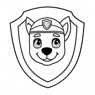 Pagina Para Colorear De Insignia De Paw Patrol 51394-42798