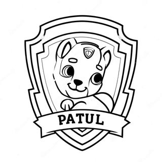 Pagina Para Colorear De Insignia De Paw Patrol 51394-42799