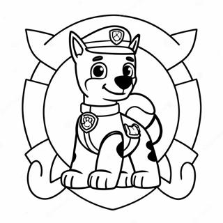 Pagina Para Colorear De Insignia De Paw Patrol 51394-42800