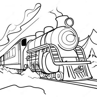 Pagina Para Colorear De Polar Express 5142-4124