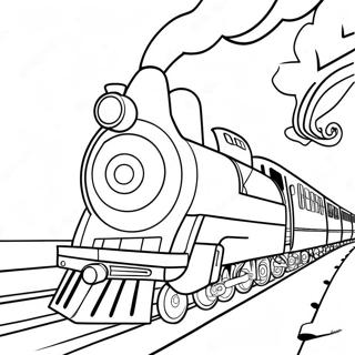 Pagina Para Colorear De Tren Magico Polar Express 5143-4126