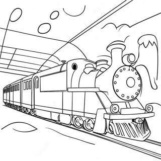 Pagina Para Colorear De Tren Magico Polar Express 5143-4127